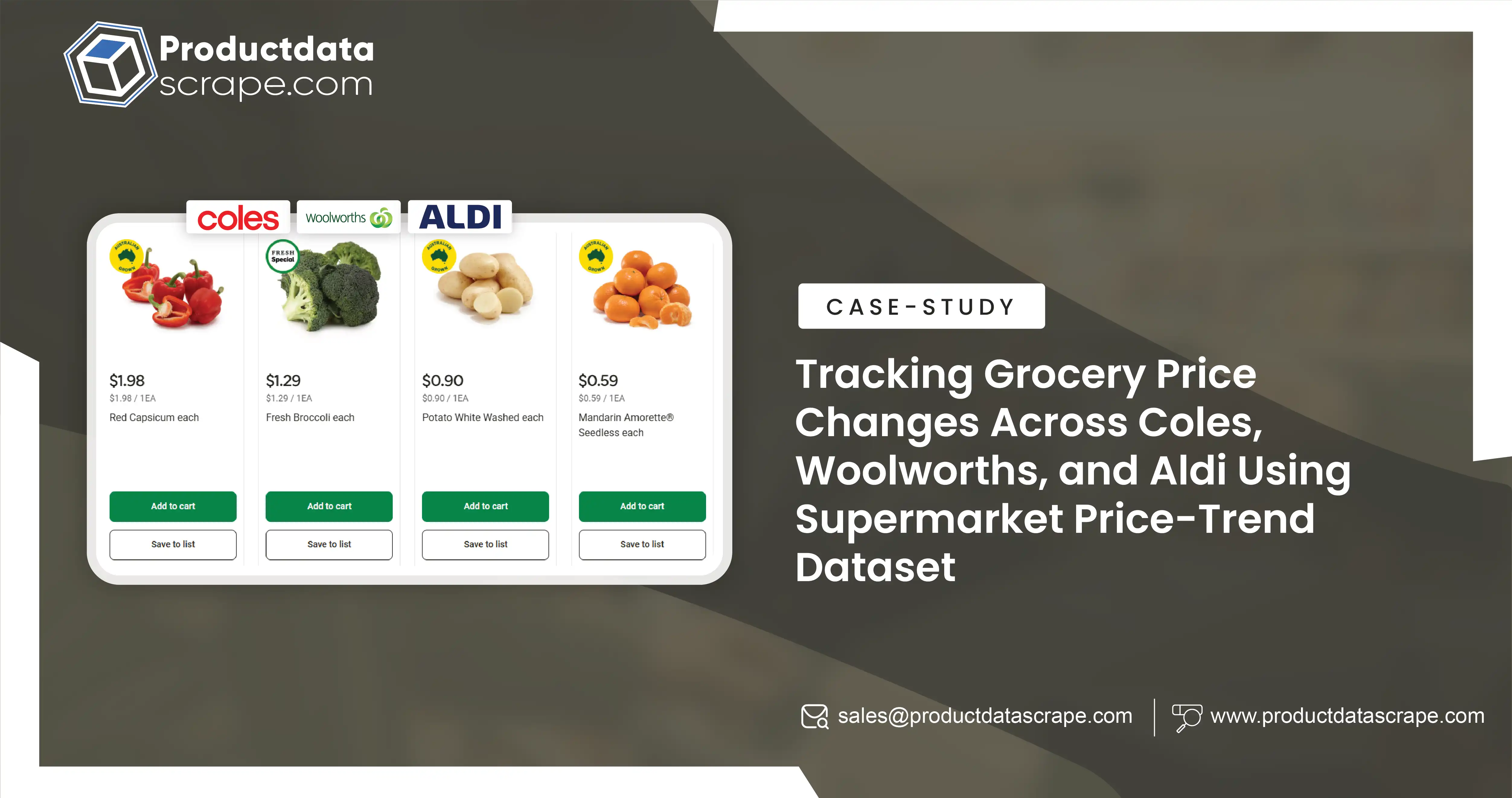 Tracking Grocery Price Changes Across Coles, Woolworths, and Aldi Using Supermarket Price-Trend Dataset